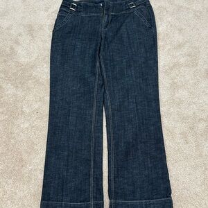 Ashley Stewart Dark Blue Wide Leg  Jeans